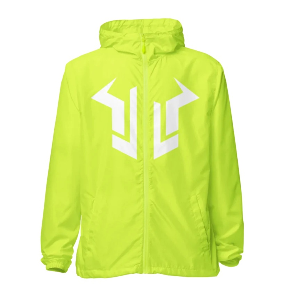 White Camouflage Hooded Windbreaker